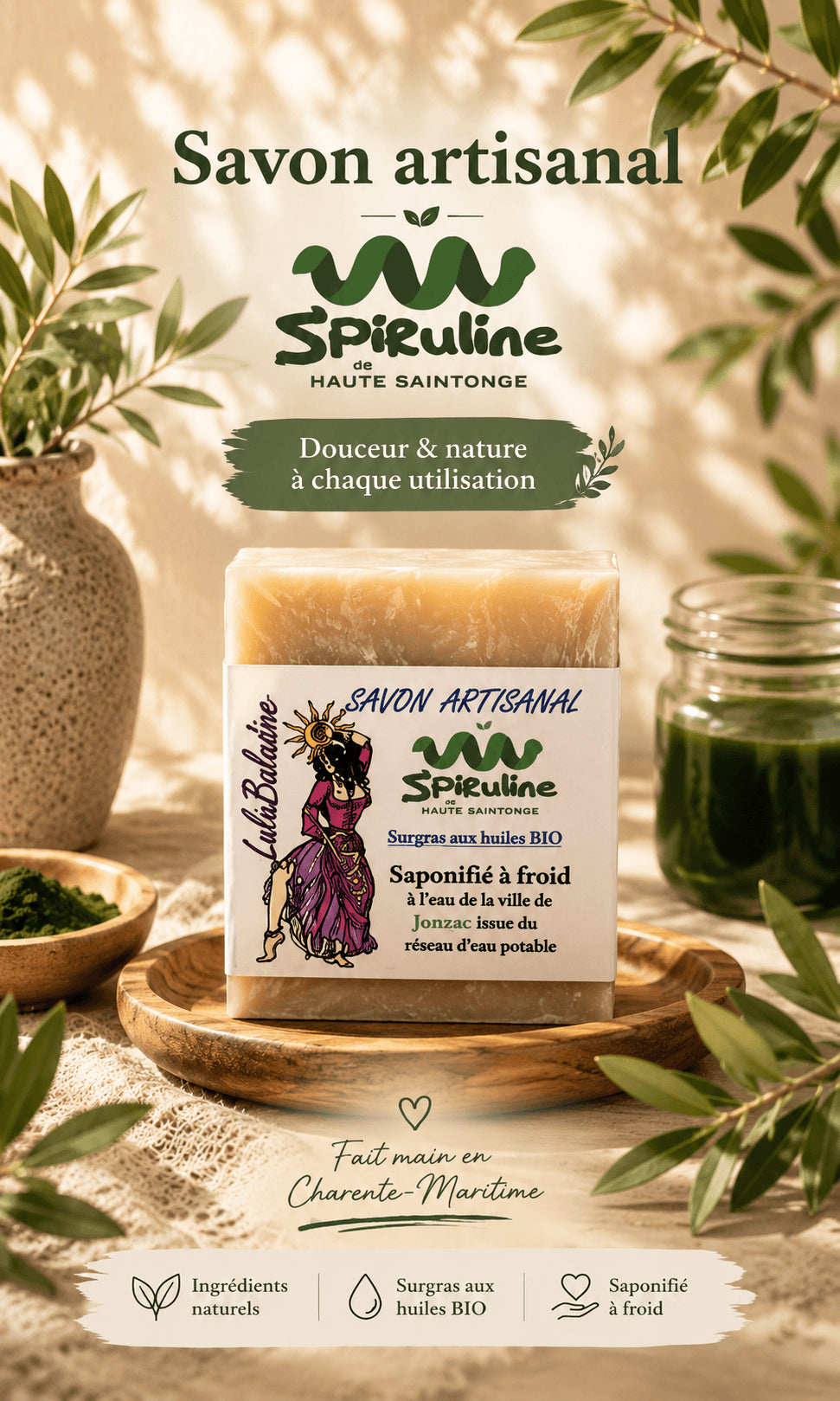Savon Spiruline