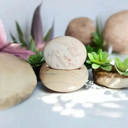 Pied simple de galet en argile pour galet, Lulu Baladine