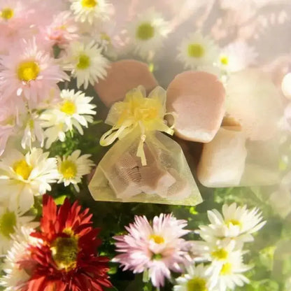 Fondant parfumée dans des sachet en Orgenza création de LuluBaladine